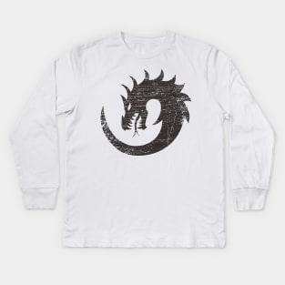 Ouroboros Vintage Kids Long Sleeve T-Shirt